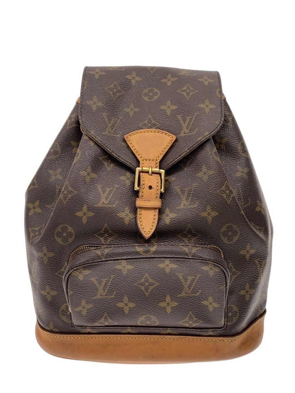 LOUIS VUITTON Montsouris Backpack Monogram Canvas Brown